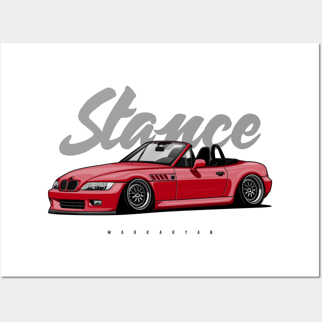 Stanced Z3 Wall Art by Markaryan